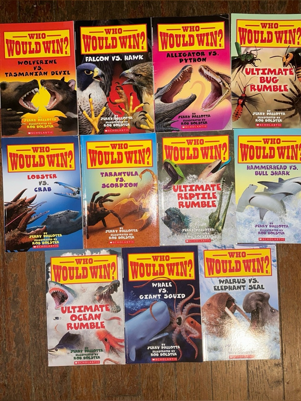 Lot of 11 Who Would Win books
